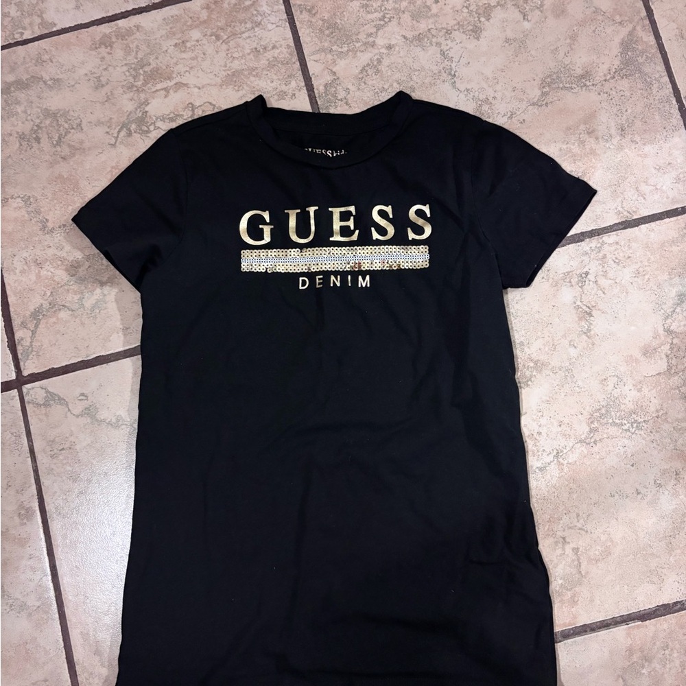 GUESS Black T-Shirt for kids